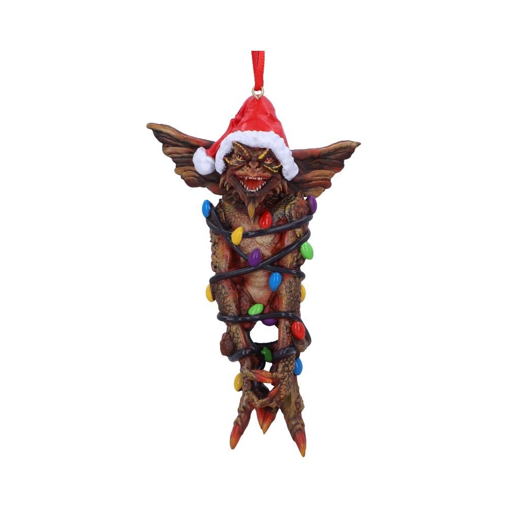 Nemesis Now Gremlins - Mohawk in Fairy Lights Hanging Ornament Boule de Noël - Multicolore